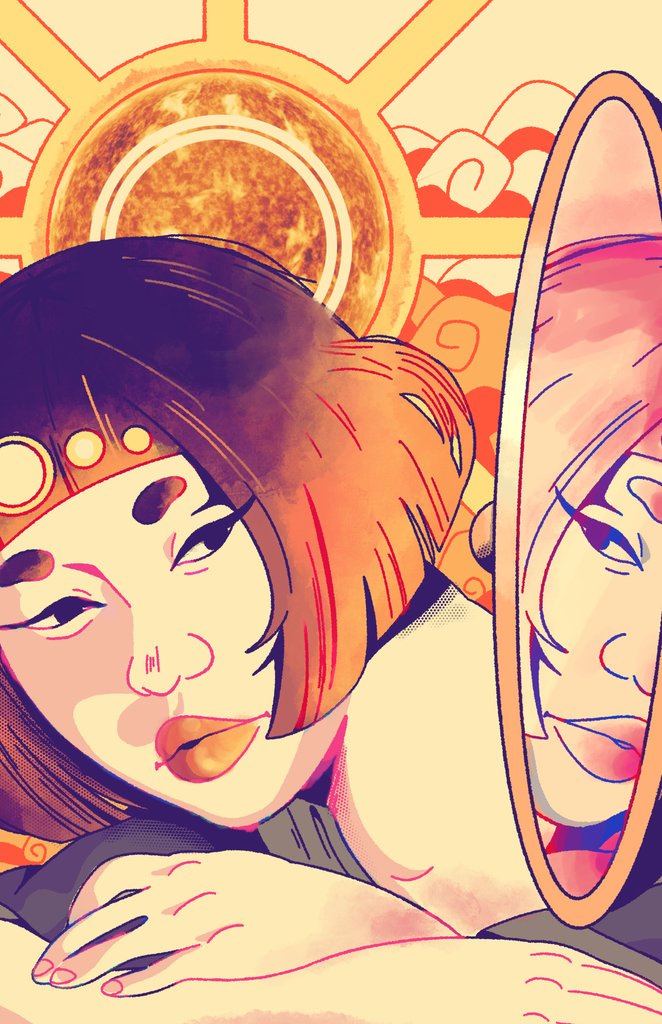 Amaterasu - by Catopatata - Poster - 11" x 17"